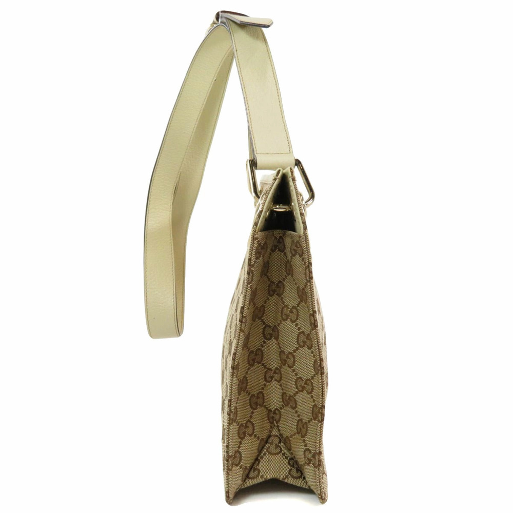 Gucci GG Canvas Eclipse Messenger Bag Brown - Picture 3 of 11